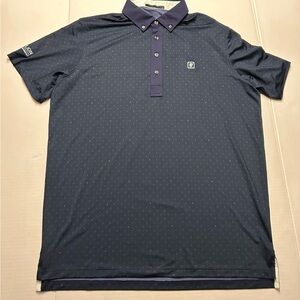 Greyson Men’s Navy Blue Polo Shirt *North Lion Capital Management* Size Large